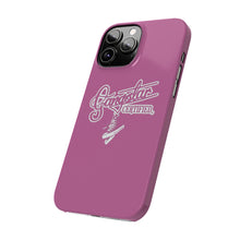 Load image into Gallery viewer, G*C script -Slim Phone Cases (pink)