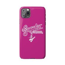 Load image into Gallery viewer, G*C script -Slim Phone Cases (hot pink)
