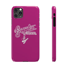 Load image into Gallery viewer, G*C script -Slim Phone Cases (hot pink)