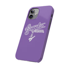 Load image into Gallery viewer, G*C script -Slim Phone Cases - (purple)