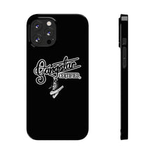 Load image into Gallery viewer, G*C script -Slim Phone Cases (blk)