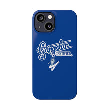 Load image into Gallery viewer, G*C script -Slim Phone Cases (blue)