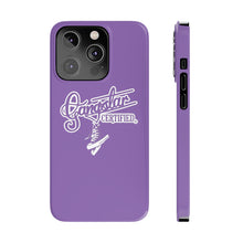 Load image into Gallery viewer, G*C script -Slim Phone Cases - (purple)