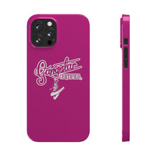 Load image into Gallery viewer, G*C script -Slim Phone Cases (hot pink)