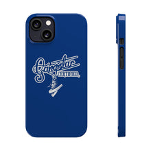 Load image into Gallery viewer, G*C script -Slim Phone Cases (blue)