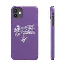 Load image into Gallery viewer, G*C script -Slim Phone Cases - (purple)
