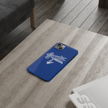Load image into Gallery viewer, G*C script -Slim Phone Cases (blue)