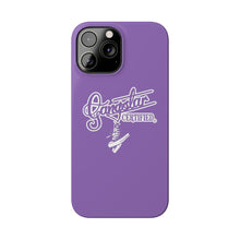 Load image into Gallery viewer, G*C script -Slim Phone Cases - (purple)