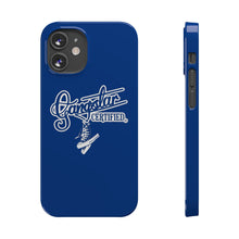 Load image into Gallery viewer, G*C script -Slim Phone Cases (blue)