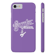 Load image into Gallery viewer, G*C script -Slim Phone Cases - (purple)