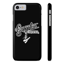 Load image into Gallery viewer, G*C script -Slim Phone Cases (blk)