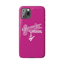 Load image into Gallery viewer, G*C script -Slim Phone Cases (hot pink)