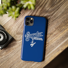 Load image into Gallery viewer, G*C script -Slim Phone Cases (blue)