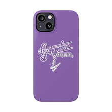 Load image into Gallery viewer, G*C script -Slim Phone Cases - (purple)