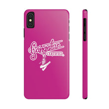 Load image into Gallery viewer, G*C script -Slim Phone Cases (hot pink)