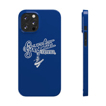 Load image into Gallery viewer, G*C script -Slim Phone Cases (blue)
