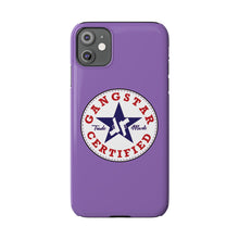 Load image into Gallery viewer, G*C logo -Slim Phone Cases - (purple)