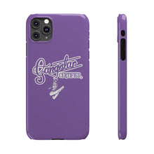 Load image into Gallery viewer, G*C script -Slim Phone Cases - (purple)