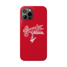 Load image into Gallery viewer, G*C script -Slim Phone Cases (red)
