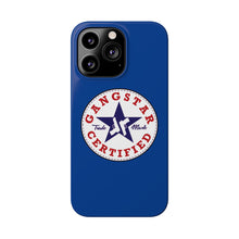 Load image into Gallery viewer, G*C logo -Slim Phone Cases (blue)
