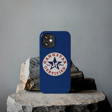 Load image into Gallery viewer, G*C logo -Slim Phone Cases (blue)
