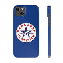 Load image into Gallery viewer, G*C logo -Slim Phone Cases (blue)
