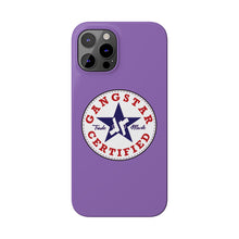 Load image into Gallery viewer, G*C logo -Slim Phone Cases - (purple)
