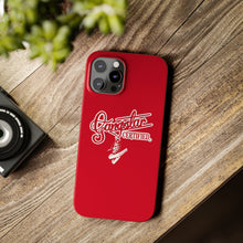 Load image into Gallery viewer, G*C script -Slim Phone Cases (red)
