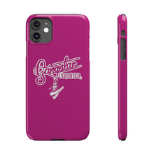 Load image into Gallery viewer, G*C script -Slim Phone Cases (hot pink)
