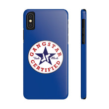 Load image into Gallery viewer, G*C logo -Slim Phone Cases (blue)
