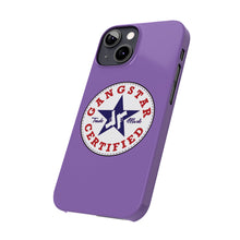 Load image into Gallery viewer, G*C logo -Slim Phone Cases - (purple)
