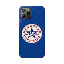 Load image into Gallery viewer, G*C logo -Slim Phone Cases (blue)
