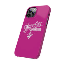 Load image into Gallery viewer, G*C script -Slim Phone Cases (hot pink)
