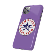 Load image into Gallery viewer, G*C logo -Slim Phone Cases - (purple)
