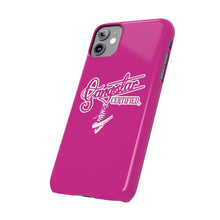 Load image into Gallery viewer, G*C script -Slim Phone Cases (hot pink)
