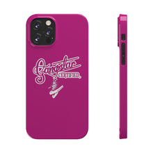 Load image into Gallery viewer, G*C script -Slim Phone Cases (hot pink)
