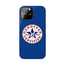 Load image into Gallery viewer, G*C logo -Slim Phone Cases (blue)
