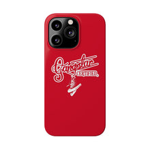 Load image into Gallery viewer, G*C script -Slim Phone Cases (red)
