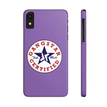 Load image into Gallery viewer, G*C logo -Slim Phone Cases - (purple)
