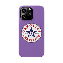 Load image into Gallery viewer, G*C logo -Slim Phone Cases - (purple)
