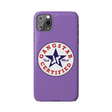 Load image into Gallery viewer, G*C logo -Slim Phone Cases - (purple)
