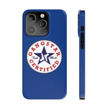 Load image into Gallery viewer, G*C logo -Slim Phone Cases (blue)
