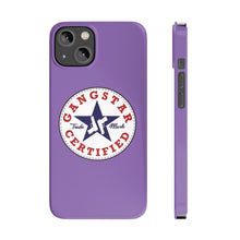 Load image into Gallery viewer, G*C logo -Slim Phone Cases - (purple)
