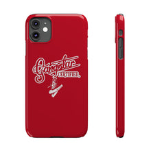 Load image into Gallery viewer, G*C script -Slim Phone Cases (red)
