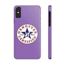 Load image into Gallery viewer, G*C logo -Slim Phone Cases - (purple)
