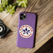 Load image into Gallery viewer, G*C logo -Slim Phone Cases - (purple)
