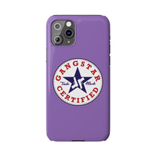 Load image into Gallery viewer, G*C logo -Slim Phone Cases - (purple)
