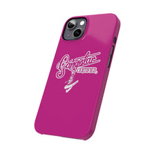 Load image into Gallery viewer, G*C script -Slim Phone Cases (hot pink)
