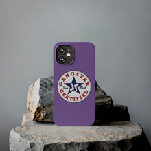 Load image into Gallery viewer, G*C logo -Slim Phone Cases - (purple)
