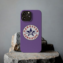 Load image into Gallery viewer, G*C logo -Slim Phone Cases - (purple)
